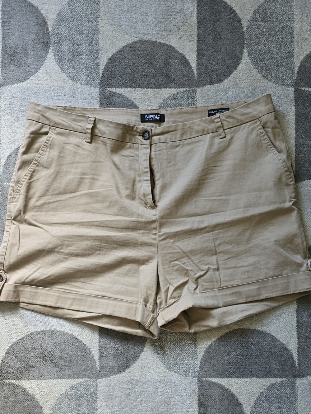 Buffalo David Bitton Tan Women's Casual Chino Shorts